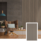 HemmaNord™ Acoustic Slat Panel — Natural Oak (2.7 m × 1.10 m)