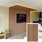 HemmaNord™ Acoustic Slat Panel — Natural Oak (2.7 m × 1.10 m)